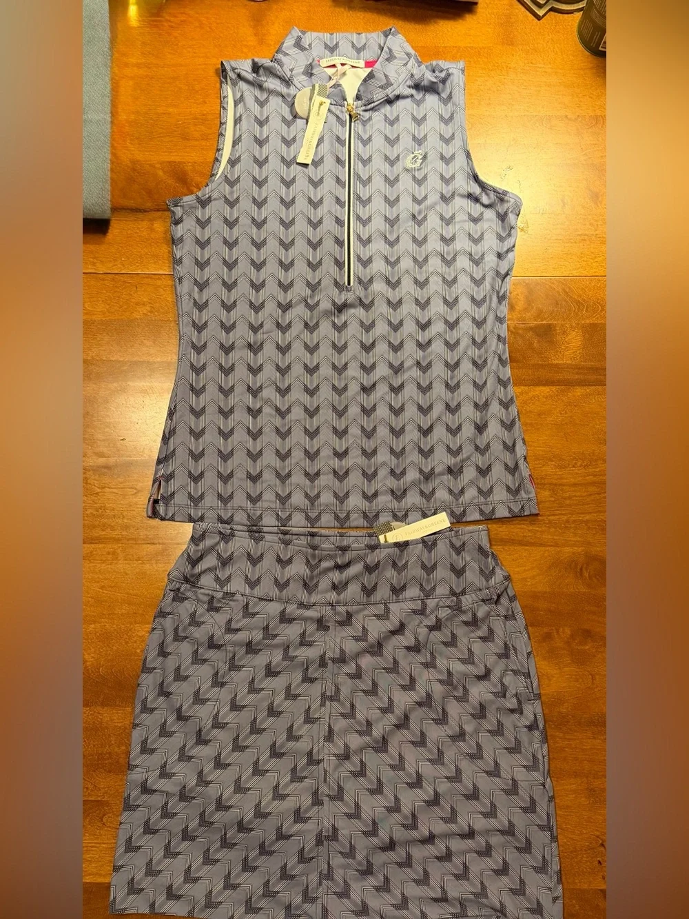 NWT Fairway & Greene Ladies Golf Top & Skort Set Size Small